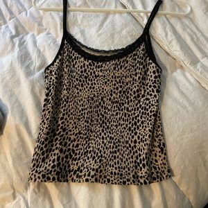 Brandy Melville cheetah tank